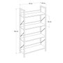 Hanah Home Estantería Ktp-840-Oo-1 Color Nogal